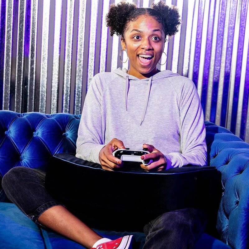 Removable and Washable High-Density Memory Foam Armrest A14 with Pocket Gaming Reading Pillow Knee Desk Pillow