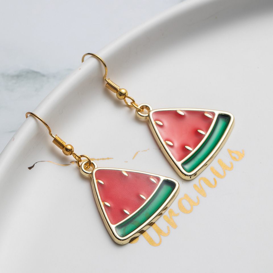 Korean Style Creative Fruit Earrings Wholesale display picture 3