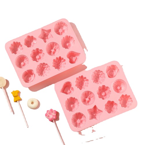 Silicone Jiaozao Gao Mold with Flower Patterns, Household DIY Jelly Mold, Food-Grade Silicone, White Cooling Powder Mold, Wholesale