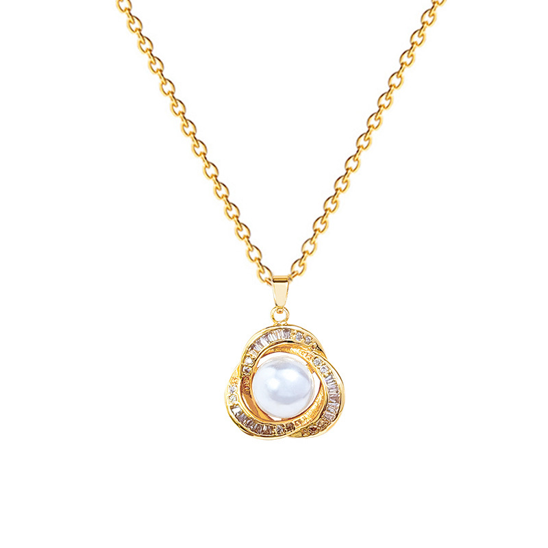 Collana elegante a catena con diamanti da donna gioiello versatile_voghion.com