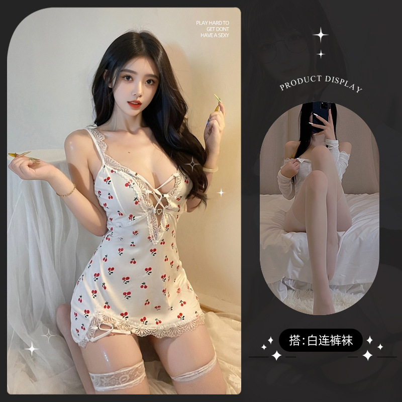 체리 드레스 + 팬티스타킹