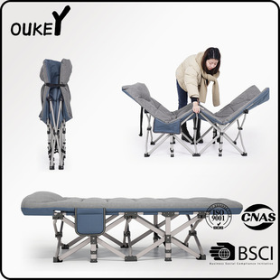 Folding Lunch Break Bed Office Home Single Camping Cot Companion Bed Outdoor Folding Bed Cross-Border Hot Sale