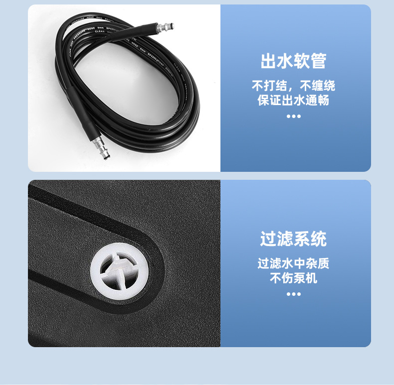 Amazon High-Pressure Car Wash Water Gun Foldable Car Wash Machine Wireless Cleaning Machine Magic Tool Car Cleaning Tool Cross-Border