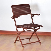 PC包邮新款简约现代椅子折叠椅棋牌麻将椅橡皮筋靠背椅健康椅休闲