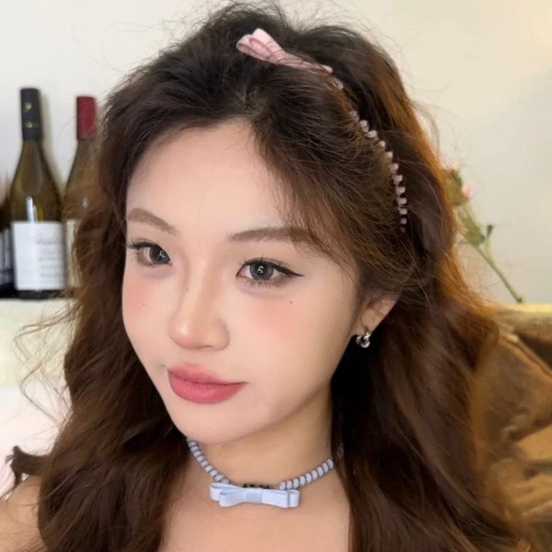 4つ着用可能！チョーカーとしても使えます！新しい夏の甘い女の子の電話コードヘアロープヘッドバンド雰囲気ヘアバンドヘッドバンド|undefined