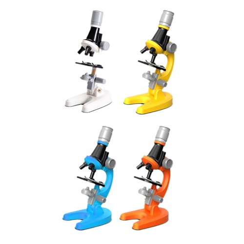 Children's Microscope Toy Science Experiment Set Educational Toy for Primary and Middle School Students, Science and Education Brain Teaser Toy, Small Gift
