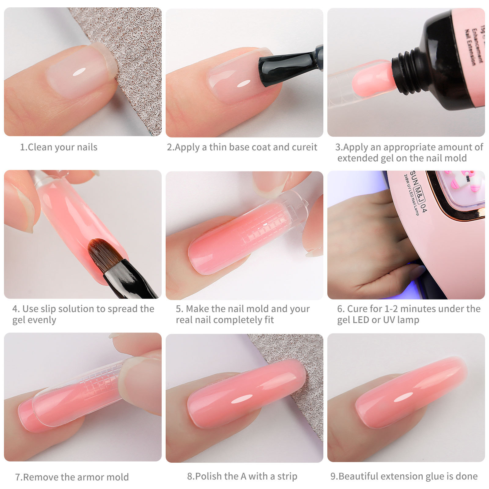 Fashion Letter Plastic Nail Polish 1 Set display picture 1