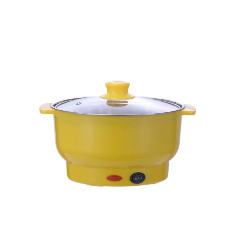 Stainless steel large-capacity electric hot pot takeaway Internet celebrity ingredients supermarket multi-functional electric cooking pot student dormitory electric pot