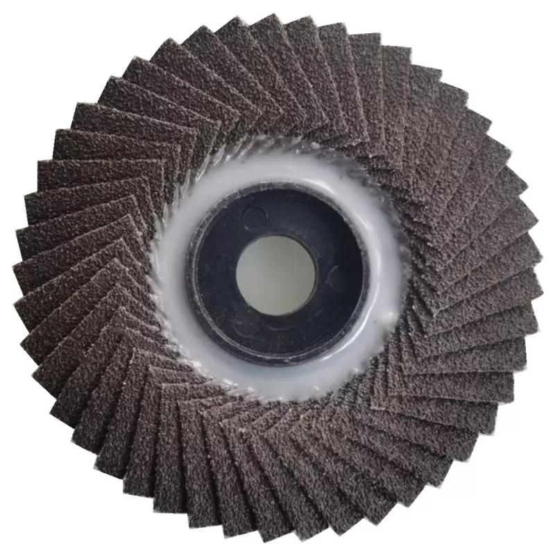 耐巴斯不锈钢蓝砂软片黑砂百叶片抛光片百页轮百页盘韩式花叶轮