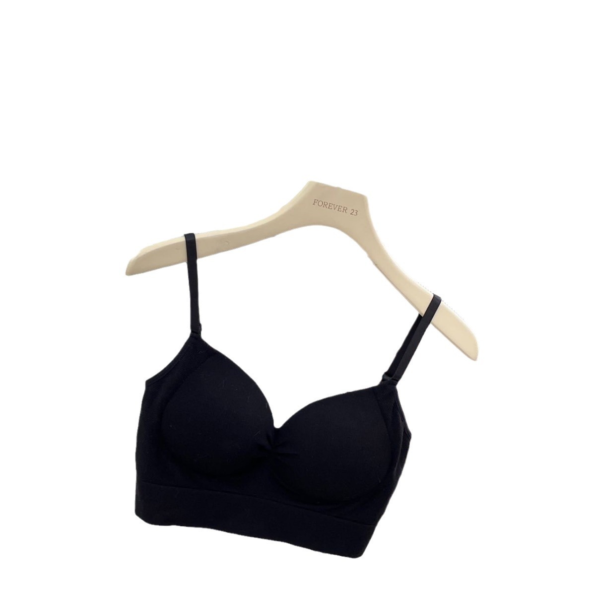 Comfortable latex wireless bra