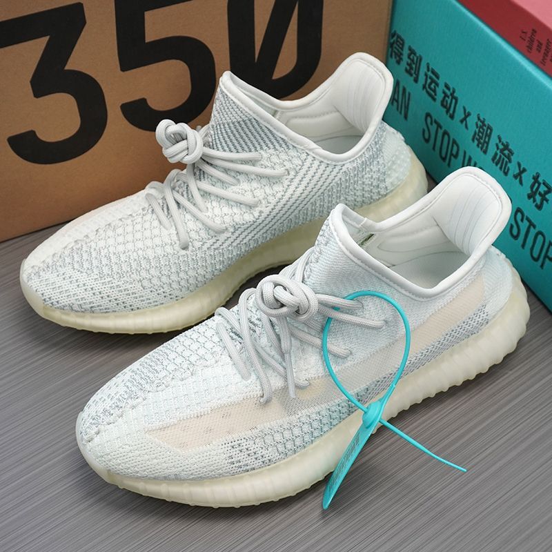 Summer Breathable Soft-Soled Putian Shucan Coconut Shoes 350 Ice Blue Baby's Breath Casual Shoes Women's Sports Running Shoes Men's Shoes