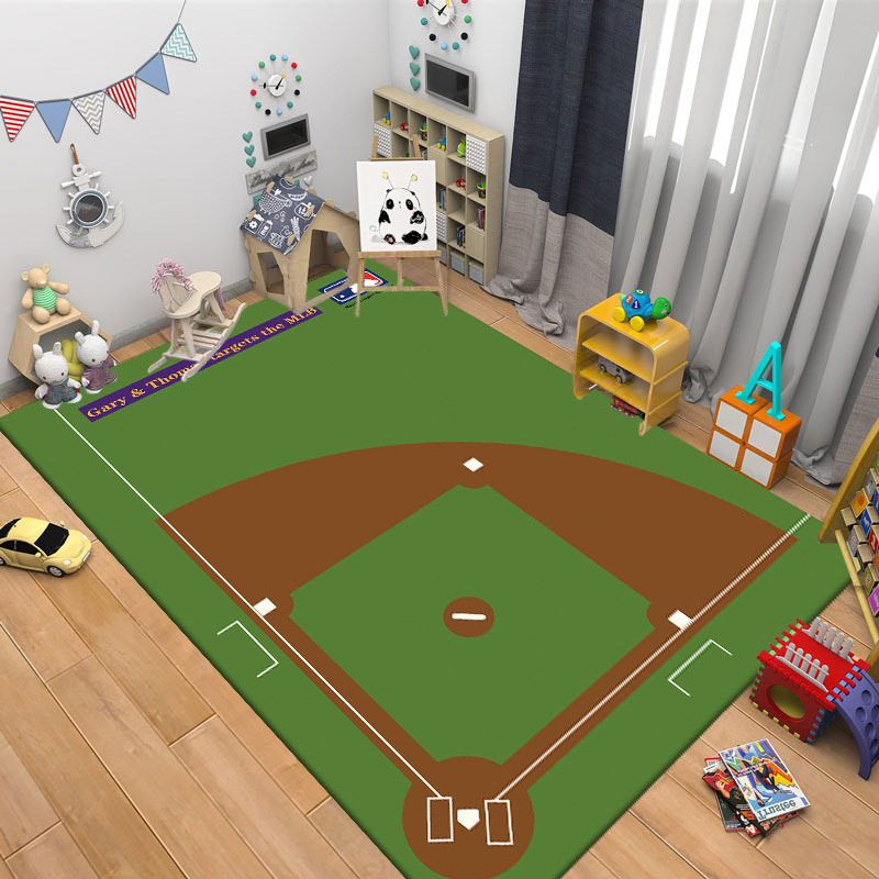 Transfronterizo Amazon temu alfombra de ajedrez volador campo de fútbol sala de estar sofá manta en nombre de la manta de la cama del dormitorio de la habitación de la niña