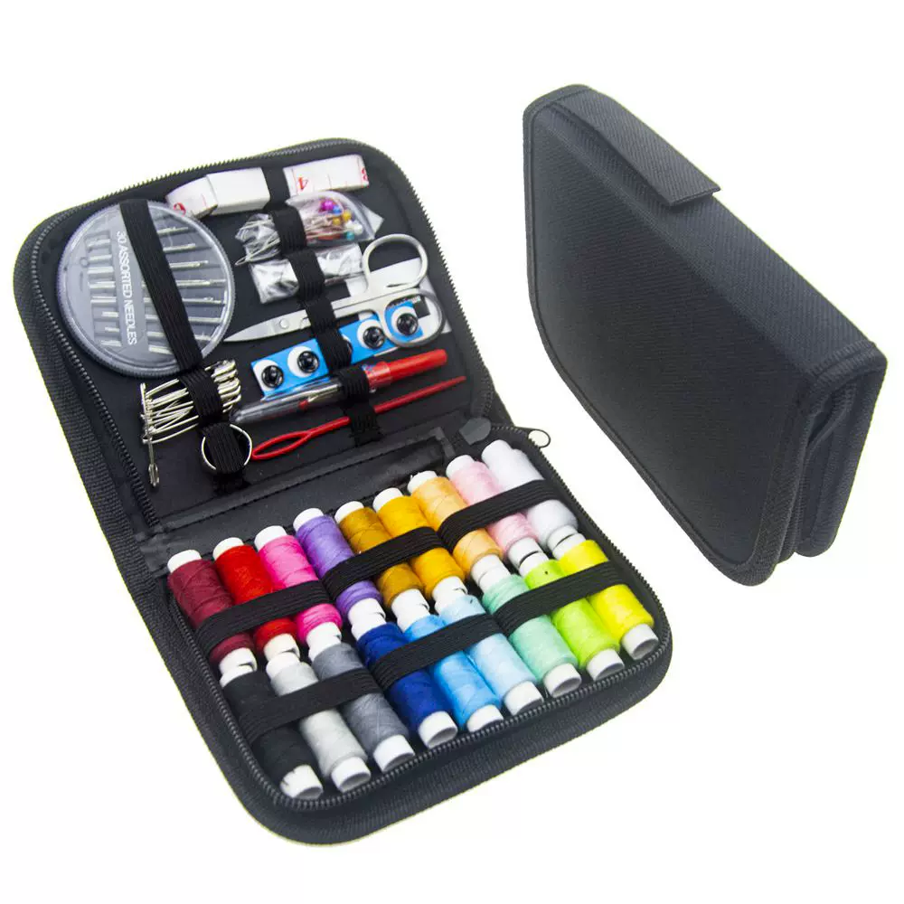 源头厂家亚马逊针线包针线套装家居旅行针线盒缝纫组合套装86件套
