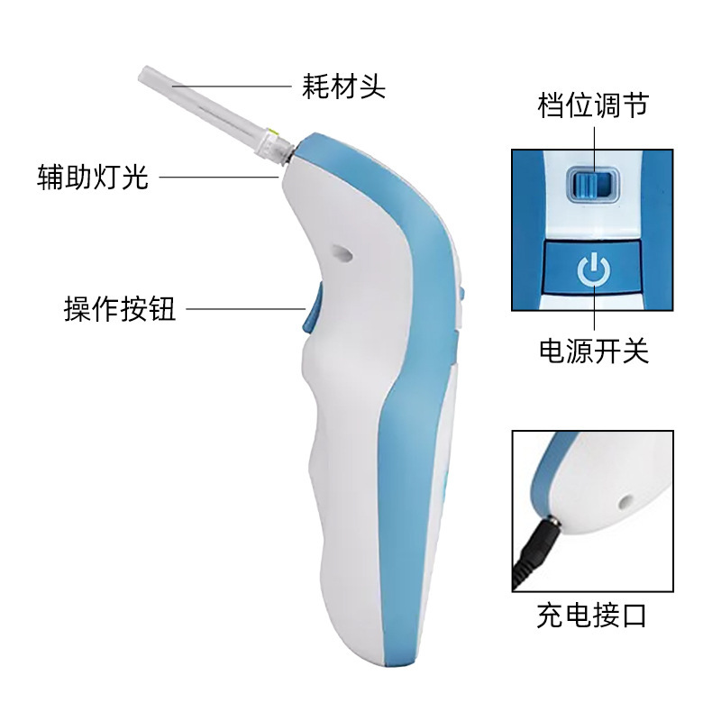 多機能しみ取りペン ポータブルで調節可能な手持ち式家庭用ほくろ除去プラズマ美容器 磁気浮上式ほくろ除去ペン|undefined