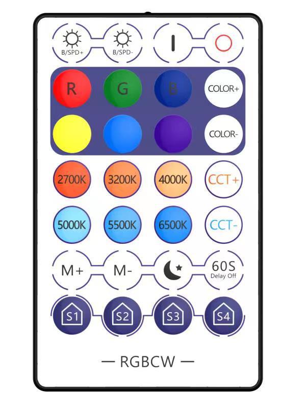 Smart WIFI Bombilla de modo dual atenuación y atenuación de color Música Rhythm Memory Control remoto Voz ALEX con lámpara de escritorio Lámpara de pie
