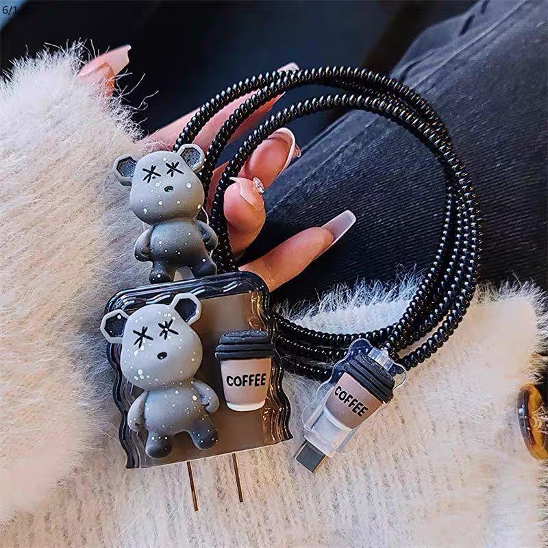 数据线保护套适用20W苹果16pro充电器保护套15快充充电器14防折断