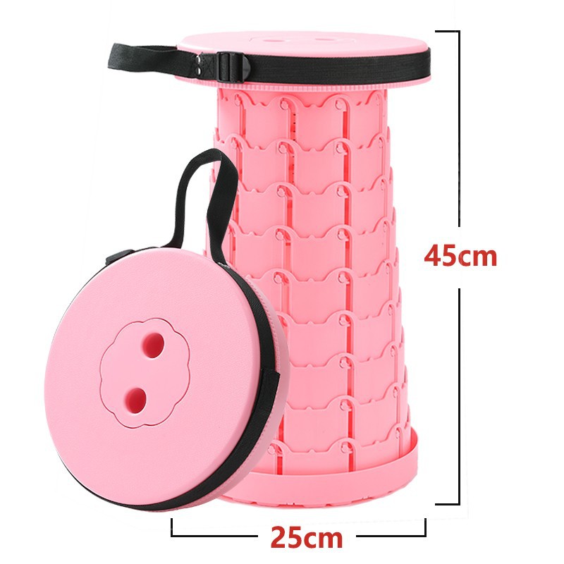 Taburete arco iris retráctil pequeño banco doméstico taburete de pesca ajustable portátil al aire libre asiento de cola de mano Maza