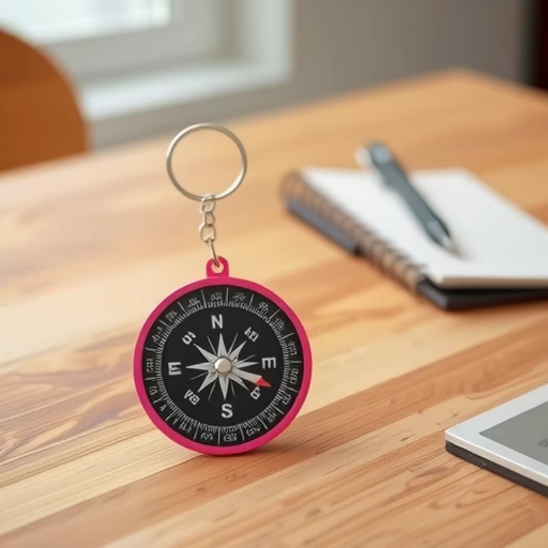Teaching stationery compass student children outdoor keychain…