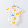 Children's summer cotton bodysuit, thin overall for new born