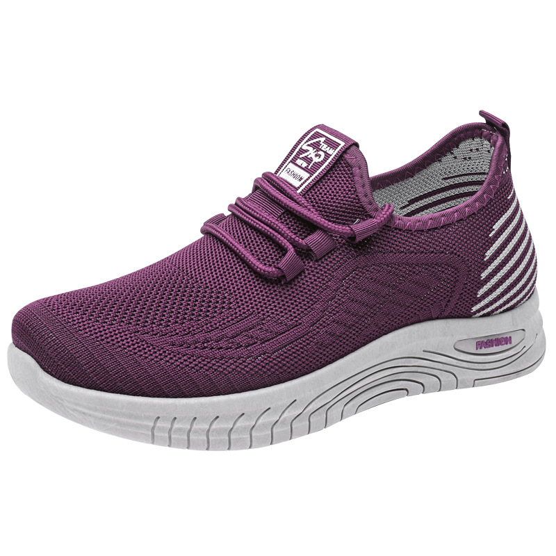 Zapatos de mujer primavera nuevo comercio exterior versátil casual deportes mamá zapatos mujer transfronteriza zapatos de mujer fábrica de una sola pieza entrega