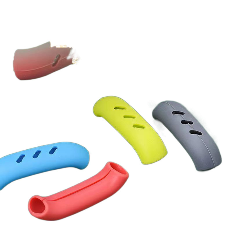 실리콘 냄비 손잡이 귀 덮개 고온 저항하는 착용 방지 냄비 커버 장갑 캐서롤 기선 수프 냄비 손잡이 단열 방지 손잡이