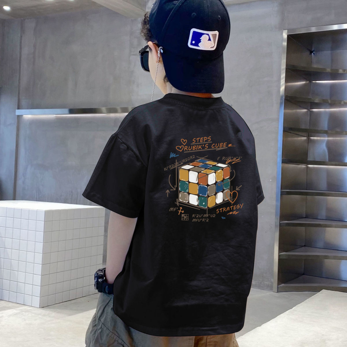 国境を越えた貿易人気子供服男の子Tシャツ半袖夏子供中大型男の子トップス半袖夏服トレンド