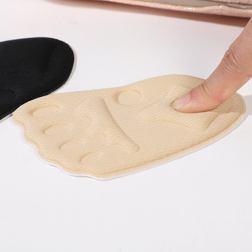 New anti-slip invisible thickened sponge high-heeled shoes half size pad anti-pain foot protection comfortable breathable forefoot pad