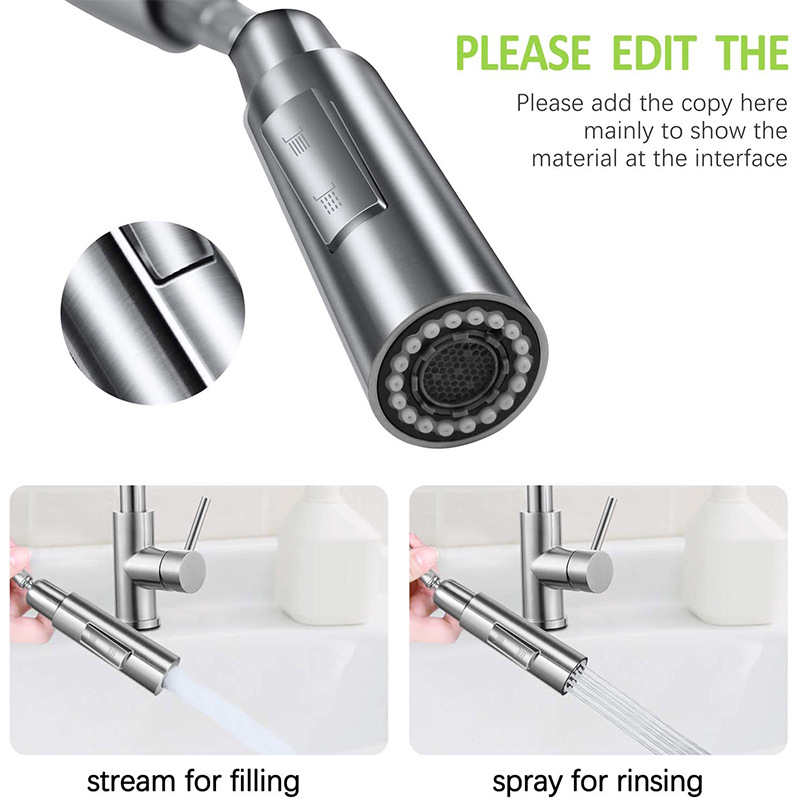 Smart touch 304 stainless steel kitchen hot and cold water faucet induction stretch anti-splash faucet dishwasher undefined