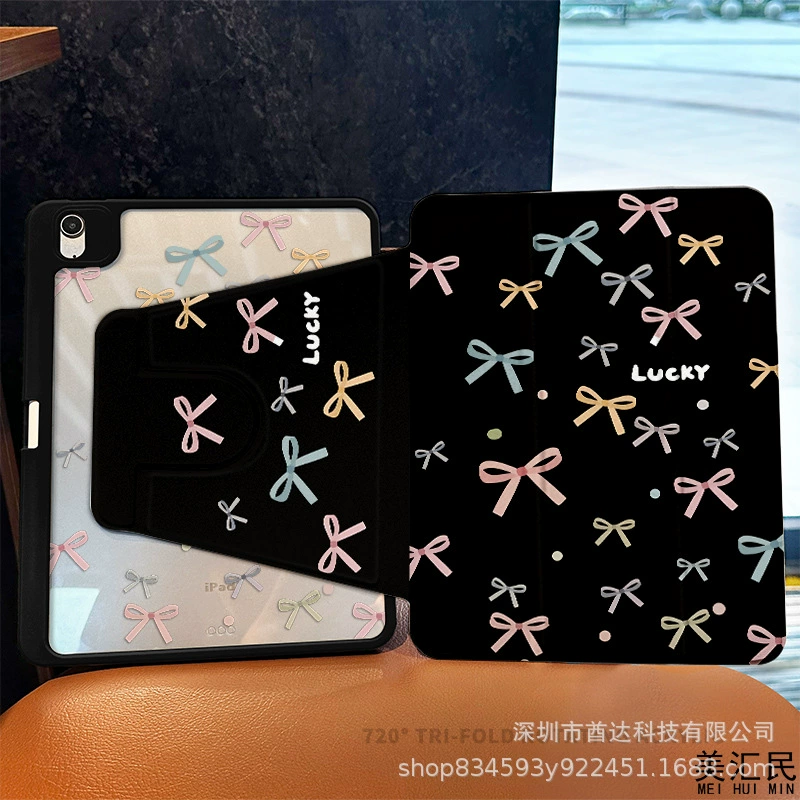 720° трёхскладной поворачивающийся защитный чехол для iPad, подходит для Honor X8 Pro, защитный чехол для планшета 11.5"