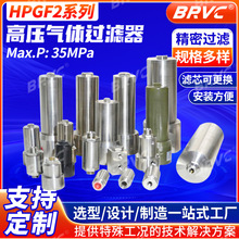高压气体过滤器HPGF2不锈钢氮气氢气管道过滤器高压天然气过滤器