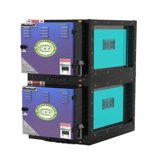 Quickdom UV Light Degassing Air Deodorization Equipment Industrial Plastic Industry Odor Pollution Grease Scrubber 16000 CFM Airflow