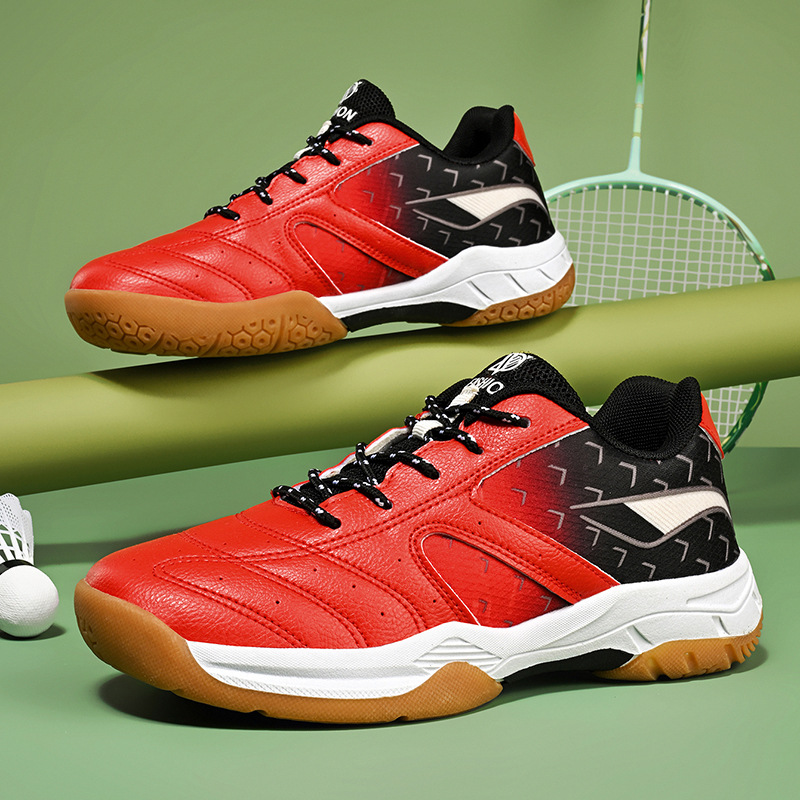 Nuevos zapatos de bádminton profesionales transfronterizos para niños y niñas zapatos de entrenamiento antideslizantes para competiciones deportivas al aire libre