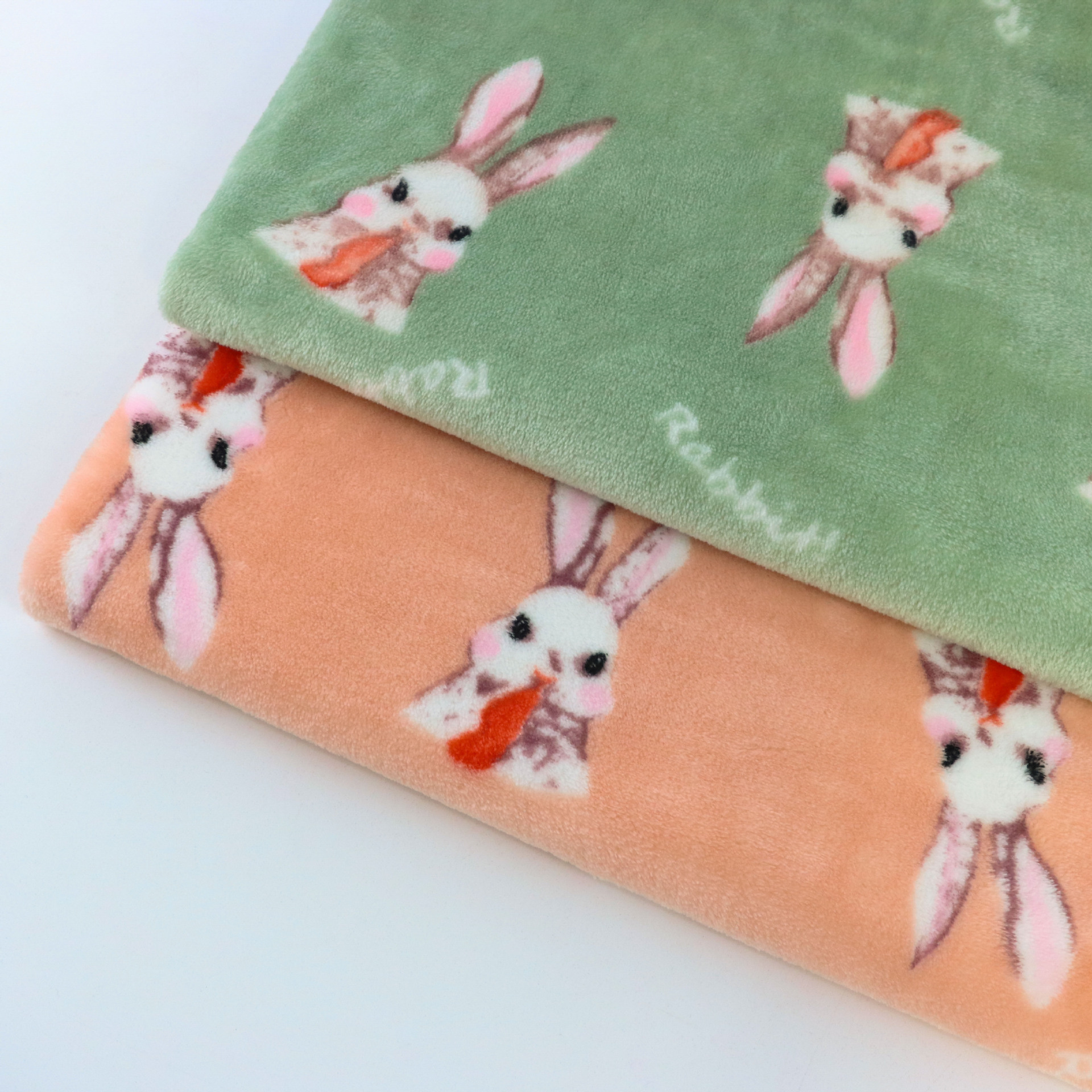 现货双面法兰绒印花 卡通法兰绒印花绒布 秋冬睡衣毛毯抱枕布料