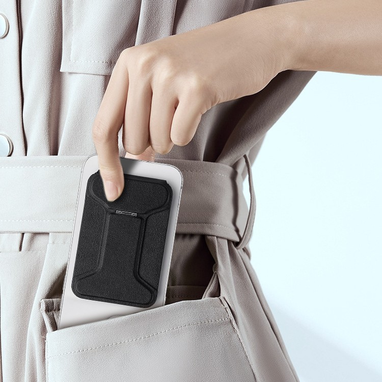 適用マグセーフ多機能カードホルダーホルダーiPhone携帯電話ライブユニバーサル磁気カードバッグブラケット|undefined