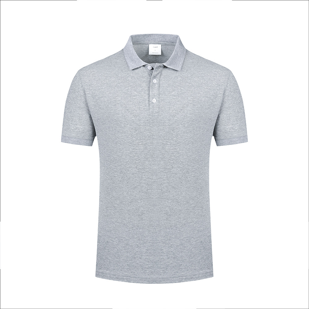 Camiseta de lana larga de amoníaco con solapa de algodón polo impresión de manga corta de verano nuevo grupo de hombres y mujeres ropa de trabajo camiseta publicitaria