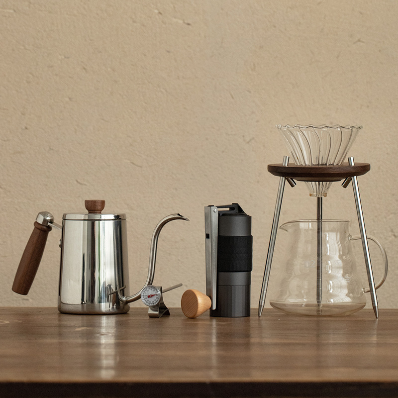 Juego de café de mano, cafetera, molinillo de mano, taza de filtro, aparato de mano, máquina de café, regalo completo