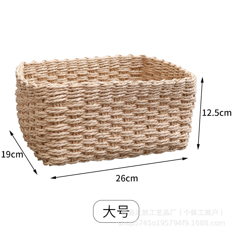 メーカーの現物は手で作って収納かごの家庭用寝室を整理してかごの客間のデスクトップの雑品を整理してかごの3つのセットを収納します。|undefined