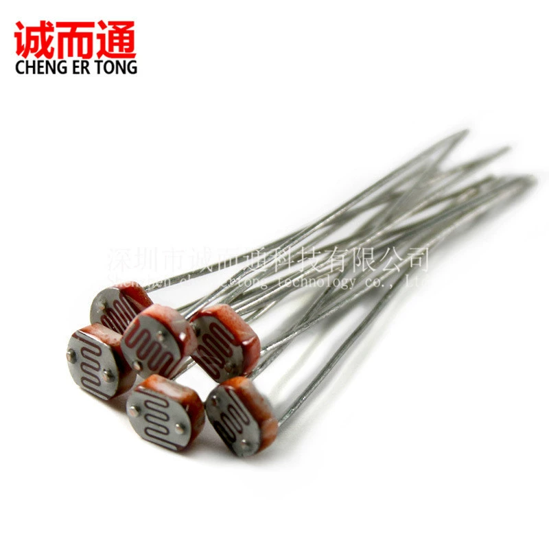 Светочувствительное сопротивление прямых поставок с завода GL5549 GL5539 GL5516 GL5528 5 мм фотоэлектрический элемент обнаружения