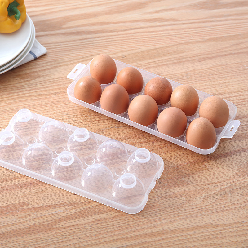 卵箱耐震車用ボタン式卵トレイ冷蔵庫新鮮保持アヒル卵箱スロット転倒防止携帯卵収納ケース|undefined