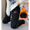 Plush sweatpants  Women's wear Autumn and winter Little trousers Show thin Casual pants Easy grey Sports pants Panties