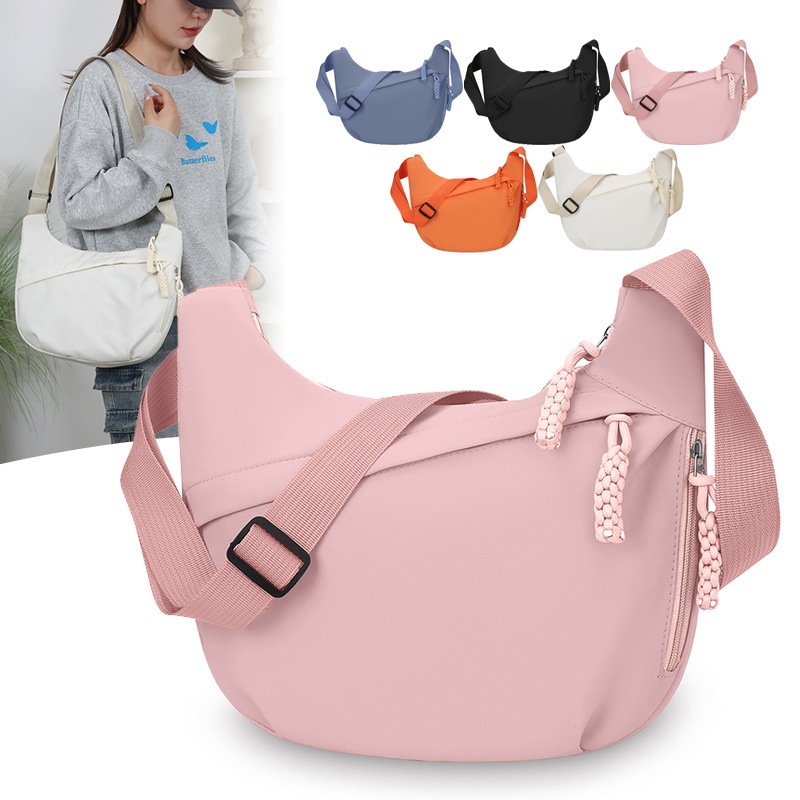 Foreign Trade Simple and Stylish Dumpling Bag 2026 New Trendy Large Capacity Lightweight Fashionable Shoulder Bag Commuter Crossbody Bag
