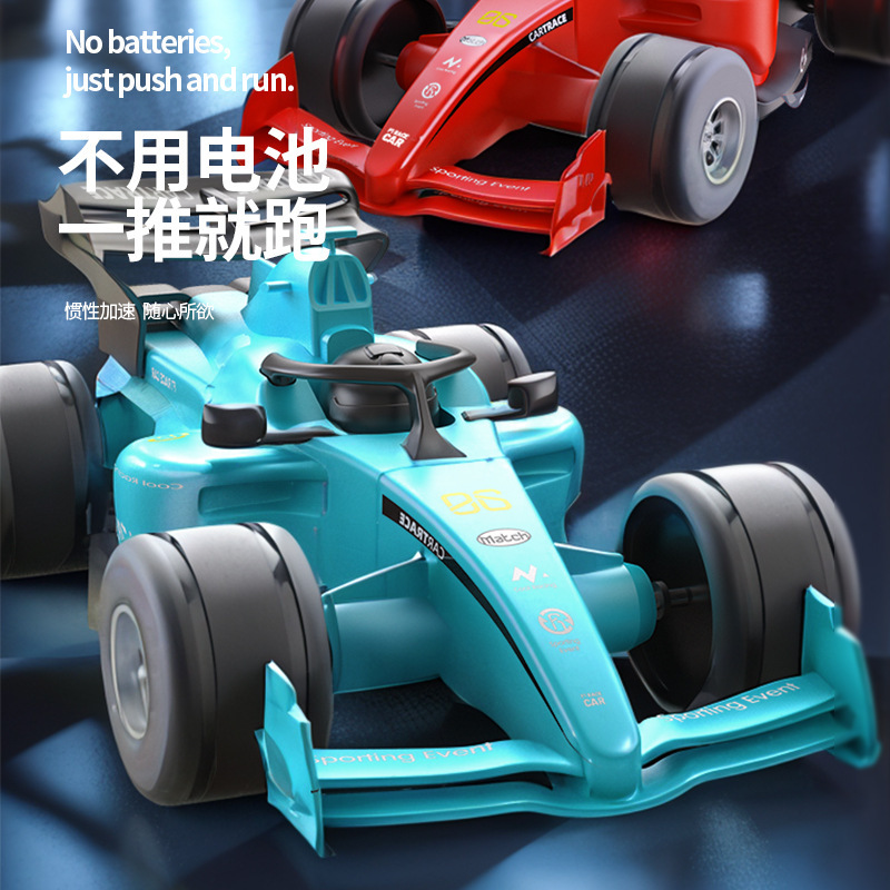 子供の慣性スタントフォーミュラ F1 レーシングカー 360 度回転男の子のおもちゃの車のモデル落下防止ギフトギフト|undefined