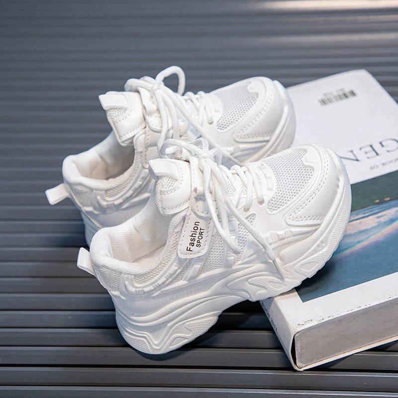 2025 весенне-осенняя новая легкая нескользящая повседневная обувь, универсальная студенческая обувь для больших детей, обувь для папы, обувь для девочек, модная спортивная обувь