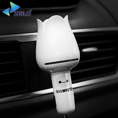 ZEILO cross-border high-end intelligent negative ion car air purifier atmosphere lamp to remove smoke and dust sterilization to remove smell (Hava təmizləyiciləri)