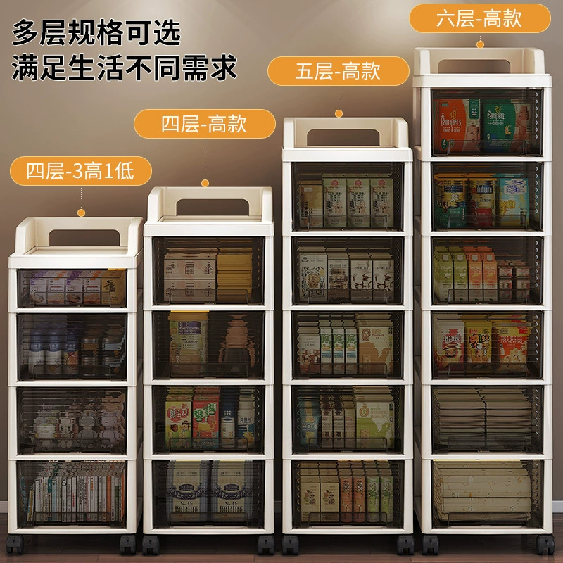 Storage system for boxes, waterproof hygienic multilayer cart