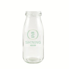 批发圆形透明饮料瓶牛奶银耳羹瓶子酸奶瓶食品级耐高温密封玻璃瓶