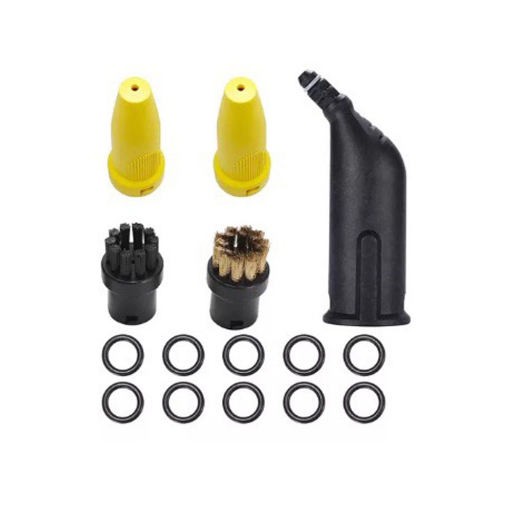 Adecuado para accesorios de vapor Karcher Kach, trapo, trapo, accesorios de vapor Karcher, cepillo redondo pequeño, cepillo de cobre