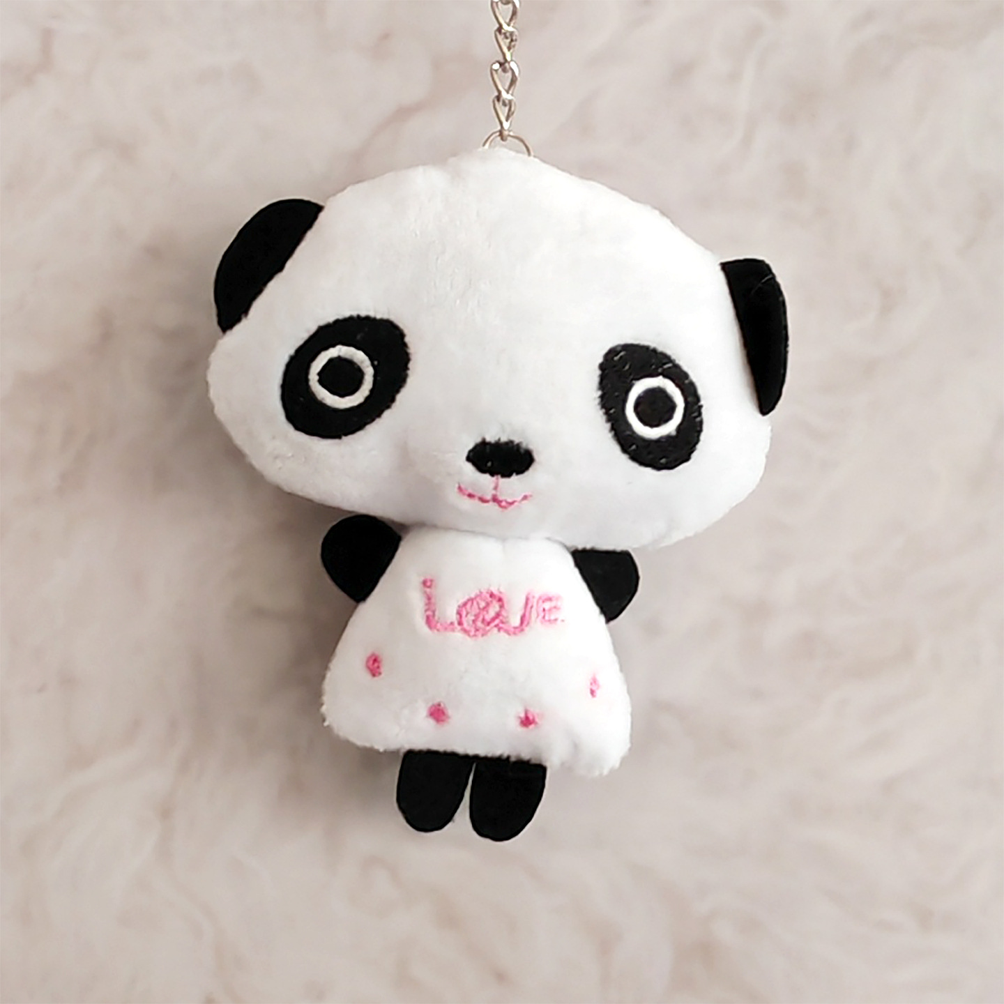 Llavero Colgante de Peluche de Panda con Relleno de Algodón PP para Llaves y Bolsos image 7