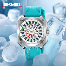 SKMEI�r�������ʯӢ�����ſ����D���P��ʿ�ֱ���ˮ��HʯӢ���
