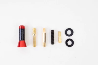 Car Antenna Signal Carbon Fiber vehicle antenna - 35cm-red-opp-bag